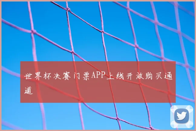 世界杯决赛门票APP上线开放购买通道
